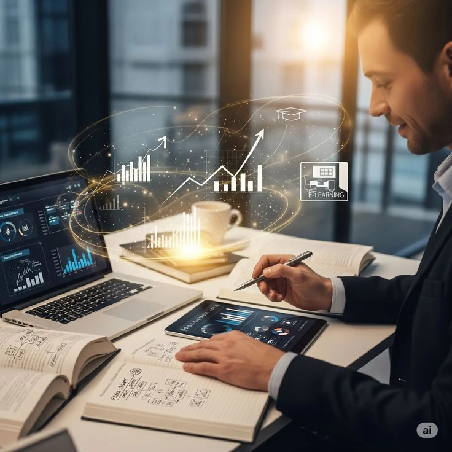 Zespół pracujący nad modelem finansowym